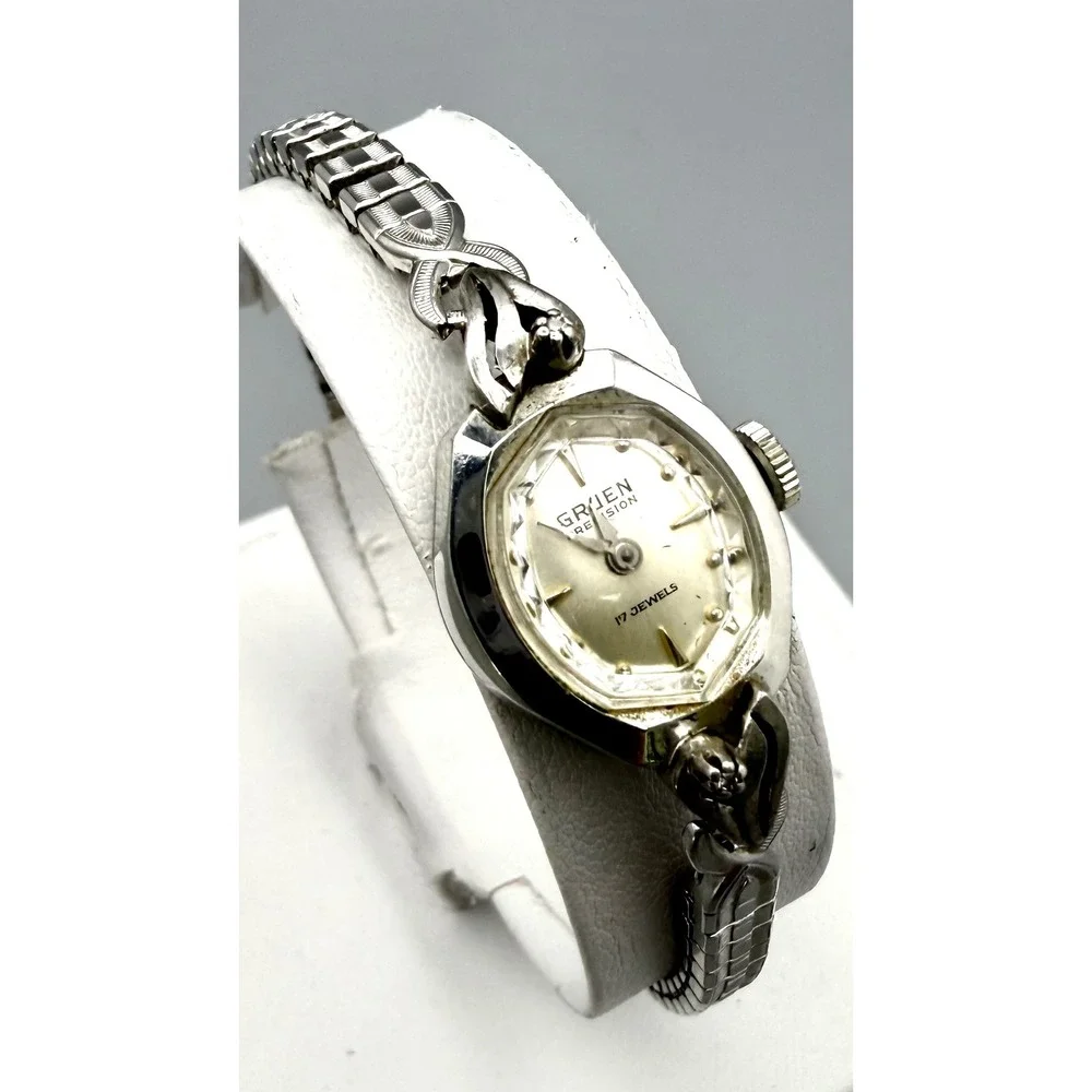 Vintage Gruen Precision 17 Jewel Ladies Manual Wind Watch 10K RGP Speidel